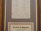 LUBBOCK HIGH SCHOOL HAND WRITTEN WORK BY BUDDY HOLLY from 1953.