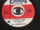 The Combinations   I'm Gonna Make You Love Me   45   OG   Kimtone   Rare