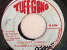 BOB MARLEY & WAILERS - HURTING INSIDE / CONCRETE JUNGLE - TUFF GONG ( REGGAE 7 )
