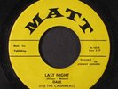 DALE & CASHMERES: Pete The Mongoose / Last Night 45 (great Rockabilly burner)