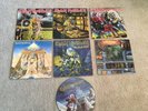 Original Iron Maiden Record Album set with unopened EP and Picture Disk LPs Eps