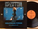 Led Zeppelin June 27 Inglewood Forum Los Angeles 1977 EX+/VG+ RARE Live Vinyl LP