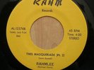 RAHMLEE this masquerade PRIVATE funk modern soul orig 1972 RARE 45 NM