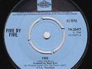 FIVE BY FIVE Fire / Hang Up MONSTER garage MOD DANCER rare M- UK Pye 45 HEAR