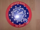 Pet Shop Boys Go West Shop Display Mobile and badge