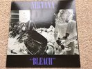NIRVANA - BLEACH - RARE COLOURED GREY VINYL ALBUM EXCELLENT CONDITION DAMP 114