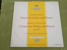 Ravel & Mihalovici sonatas violin piano Max Rostal Monique Haas