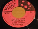 SIMTEC SIMMONS & WYLIE DIXON 45RPM STAY WITH ME FOR BETTER OR WORSE / SOCKING