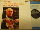 SXL 6393 Britten The Suites for Cello / Rostropovich W/B