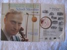 ASD 334 G/c. MENUHIN, PO, SUSSKIND/KURTZ. Mendelssohn/Bruch.