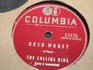 Columbia The Collins Kids Hush Money Beetle Bug Bop V-/V- 78 RPM Rockabilly