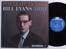 BILL EVANS TRIO Portrait In Jazz RIVERSIDE LP mono
