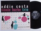 EDDIE COSTA VINNIE BURKE TRIO Self Titled JUBILEE LP mono