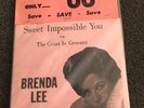 RARE 5 VINTAGE DECCA RECORDS 45 RPM $.88 Store Pack Connie Francis Brenda Lee