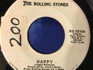 the rolling stones Happy/All Down The Line RARE PROMO 45RPM