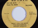Black Gospel 45 RHYTHMICAL WRIGHT SINGERS Won't You Too Move SPIRIL HEAR