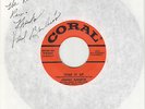 JOHNNY BURNETTE & R&R TRIO - Coral 61651 - Tear It Up - 1956 RAB 45 w/signed slv