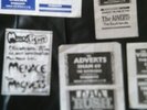 Bundle of Advertising Flyers for Various Punk Bands