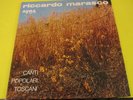 VHTF Riccardo Marasco Canti Popolari Toscani Ayna AB9 EX / M-
