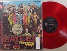 BEATLES SGT.PEPPER'S LONELY HEARTS CLUB BAND EAS-70137 Japan OBI Clear Red    V4