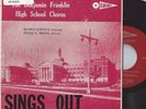 BENJAMIN FRANKLIN HIGH SCHOOL NY Choir PRIVATE GOSPEL 45 RECORD + PIC SLEEVE