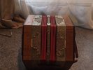 Concertina Rigoletto squeeze box made in Germany US Zone brand of Johann Kostler