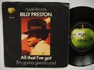 BILLY PRESTON All That I've Got /As I Get Older 45 7