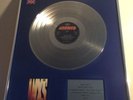 INXS LISTEN LIKE THIEVES SILVER DISC FRAMED PRESENTATION 1987 MICHAEL HUTCHENCE