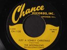 MOONGLOWS: Just A Lonely Christmas / Hey Santa Claus 45 (repro) Vocal Groups