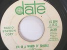 RARE NORTHERN ORIGINAL   I'M IN A WORLD OF TROUBLE    SWEET THINGS     DATE DJ