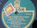 78RPM MISTINGUETT Je chante dans mon bain - ODEON A 166337