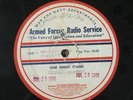 Armed Forces Radio Service 16” Record One Night Stand Eddie Howard AFRS 1948