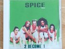 Spice Girls 2 become 1 U.S.A edition rare 1997 Green