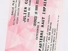 Vente billet de concert julien clerc salle pleyel