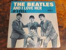 BEATLES And I Love Her 45 CAPITOL 5235 p/s VG+/VG+