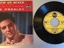 RARE FRENCH EP ELVIS PRESLEY ITS NOW OR NEVER RARE SLEEVE WITH RECORD