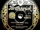 0374/ KING OLIVER´S Creole Jazz Band-ARMSTRONG-Weather Bird RAG-1923-Schellack