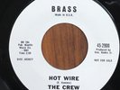 RARE 60S ROCKABILLY SURF 45 - THE CREW Hot Wire BRASS DJ PROMO EX