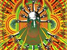 Goat Fuzzed In Europe LP Green & Black splatter Vinyl