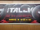 METALLICA POSTER MANCHESTER ARENA  28/10/17  WORLDWIRED TOUR