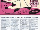 Erroll GARNER	Trio Vol. 1 Vol. 2  MINI LP REPLICA CARD SLEEVE 18-track	CD	Vogue