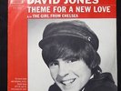 DAVID JONES Theme For A New Love PROMO COLPIX PICTURE SLEEVE US Press 7” 45 EX