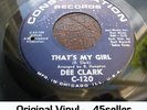 ? DEE CLARK ' That's My Girl' In-Demand blue has best flip Northern Soul 45 HEAR