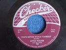 Little Walter/You'd Better Watch Yourself-Blue Light/1954/Checker 799/VG+ to EX-