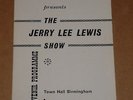 Jerry Lee Lewis 1964 Birmingham Programme (Gene Vincent/Spencer Davis/Uglys)