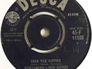 SCREAMING LORD SUTCH JACK THE RIPPER 7” DECCA UK 1963 ORIGINAL VINYL