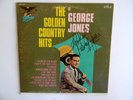AUTOGRAPHED  GEORGE JONES GOLDEN COUNTRY HITS-33 1/3 LP-VINYL PHONO RECORD ALBUM