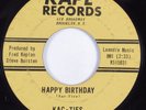Doo Wop/R&B Sax Rocker 45 KAC-TIES Happy Birthday KAPE HEAR