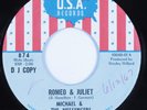 Garage Mod 45 MICHAEL & THE MESSENGERS Romeo & Juliet USA promo HEAR