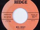 Instrumental Rock & Roll 45 BISCAYNES Mis-Beat RIDGE HEAR